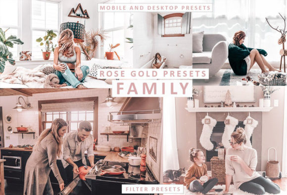 Download Rose Gold Mobile and Desktop Presets - Presets Collection