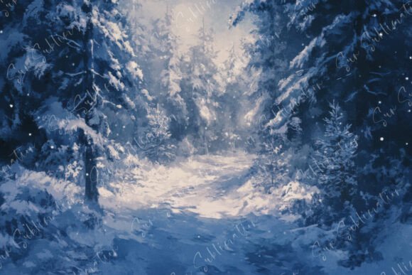 Download Serene Winter Forest Scene with Snow - Premium Resources