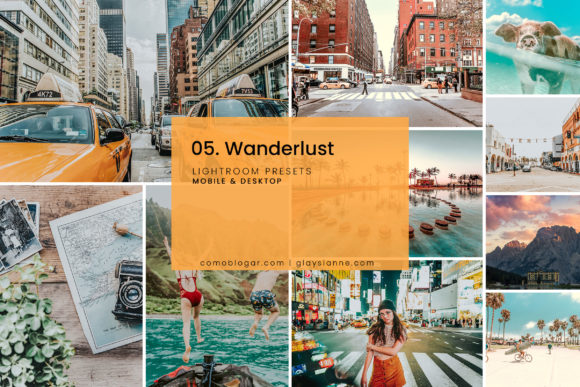 Download 05. Wanderlust Blogger Presets - Presets Collection