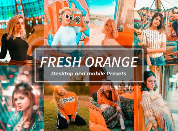 Download Fresh Orange Lightroom Presets - Premium Resources