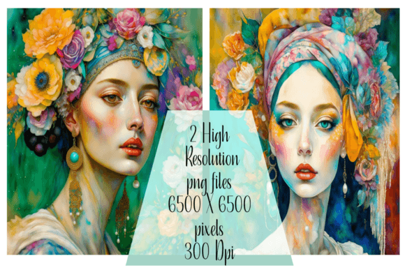 Download Boho Chic Girl with the Pearl Earring 2 - Boho chic Collection