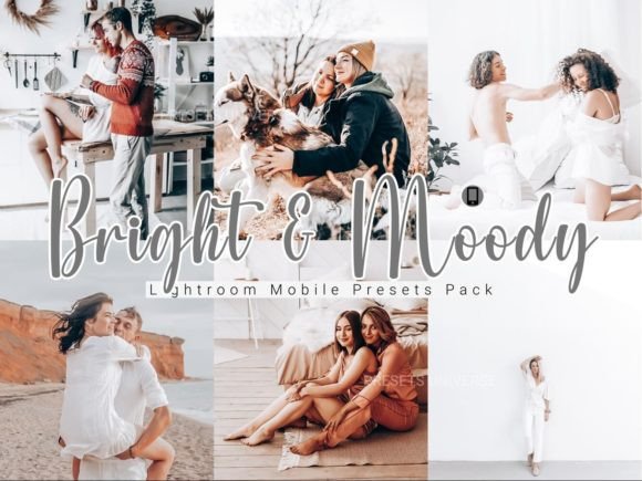Download 10 Bright &amp; Moody Lightroom Mobile DNG - Bright Collection